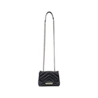 Black Polyester Handbag