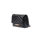 Black Polyester Handbag