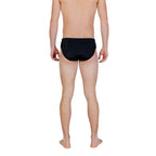 Bicolor Polyester Swim Briefs