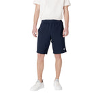Blue Cotton Bermuda Shorts