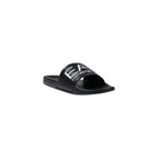 Black And White Pvc Slippers