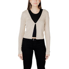 Gold Viscose Sleeveless Jacket