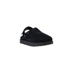 Black Recycled Polyester Platform Pumps