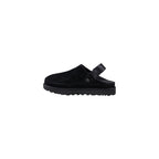 Black Recycled Polyester Platform Pumps