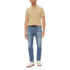 Blue Recycled Cotton Skinny Jeans