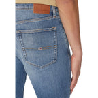 Blue Recycled Cotton Skinny Jeans