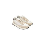 Brown Leather Low Top Sneakers