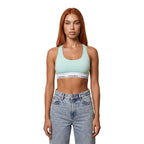 Green Cotton Bra