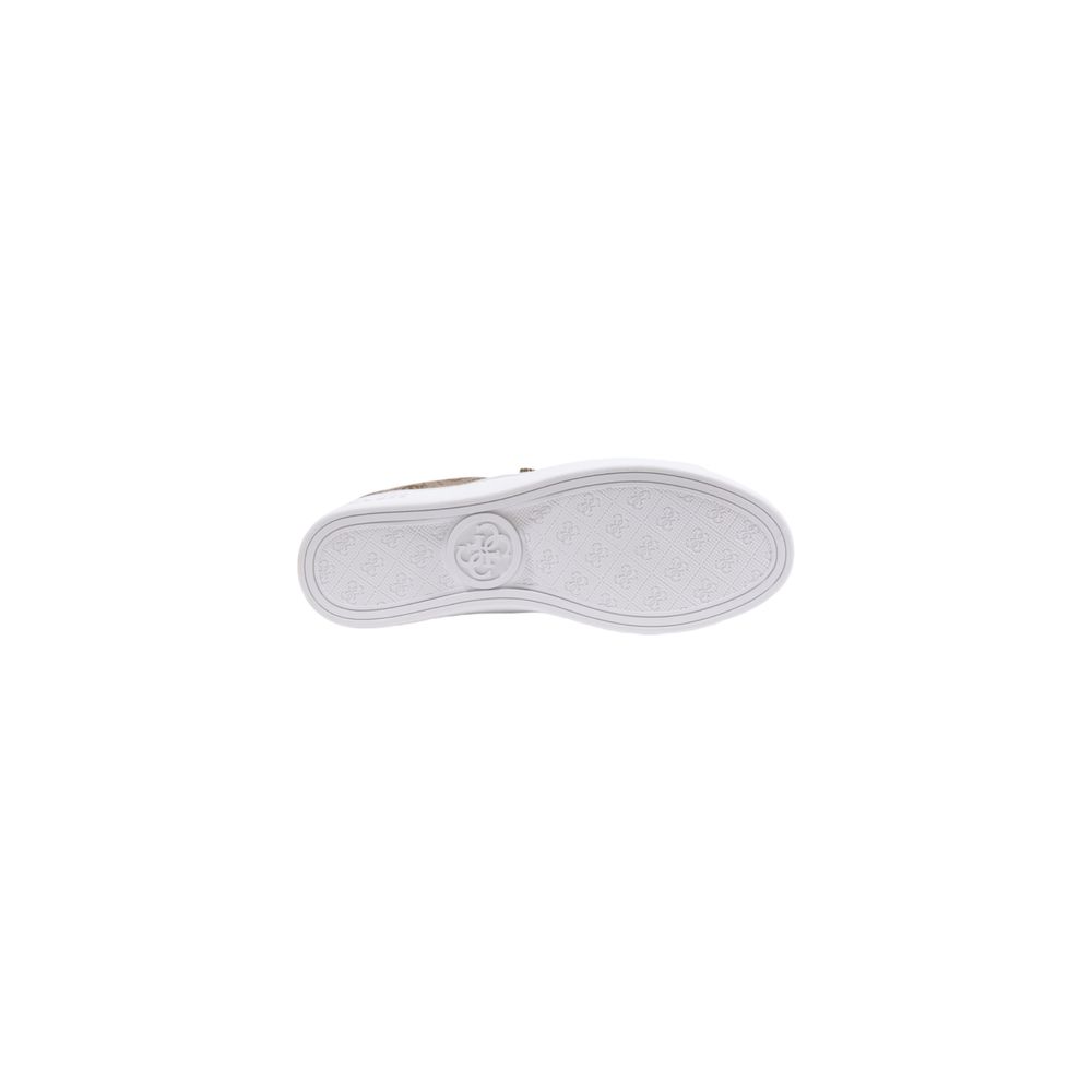 Beige Polyethylene Low Top Sneakers