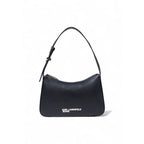 Black Artificial Leather Handbag