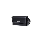 Black Artificial Leather Handbag