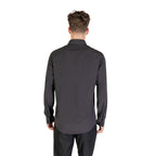 Black Elastane Dress Shirt