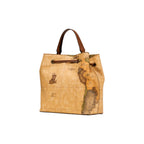 Beige Leather Handbag
