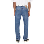 Blue Cotton Relaxed Fit Jeans