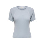 Blue Viscose T-Shirt