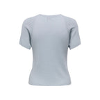 Blue Viscose T-Shirt