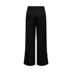 Black Viscose Casual Pants