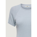 Blue Viscose T-Shirt