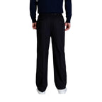 Black Recycled Polyester Casual Pants