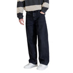 Black Cotton Relaxed Fit Jeans