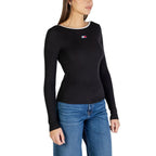 Black Recycled Cotton Long Sleeve T-Shirt