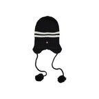Black And White Recycled Wool Cap (Baseball Hat)