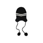 Black And White Recycled Wool Cap (Baseball Hat)