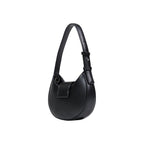 Black Polyester Handbag
