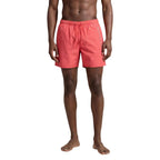 Orange Polyester Swim Shorts