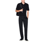 Black Cotton Skinny Pants