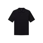 Black Cotton Polo Shirt