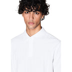 White Cotton Polo Shirt