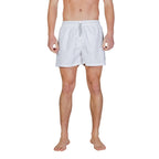 Bicolor Polyester Swim Shorts