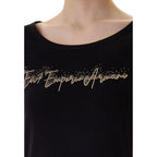 Black Elastane T-Shirt