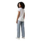 White Elastane T-Shirt