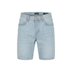 Light Blue Cotton Bermuda Shorts
