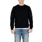 Black Cotton Sweatshirt