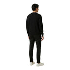 Black Cotton Skinny Pants