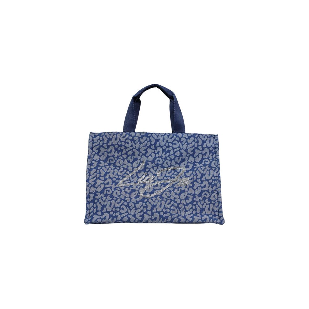 Blue Cotton Handbag