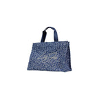 Blue Cotton Handbag