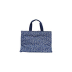 Blue Cotton Handbag