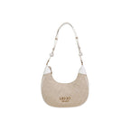 Beige Polyester Handbag