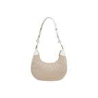 Beige Polyester Handbag