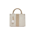 Beige Cotton Handbag
