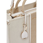 Beige Cotton Handbag