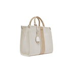 Beige Cotton Handbag
