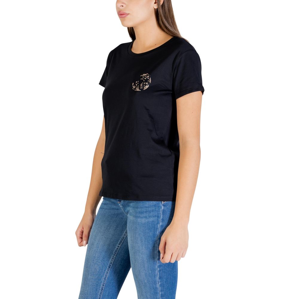 Black Cotton T-Shirt