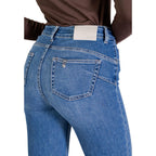 Blue Cotton Skinny Jeans
