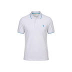 White Cotton Polo Shirt