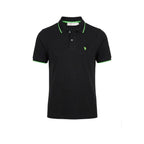 Black Cotton Polo Shirt